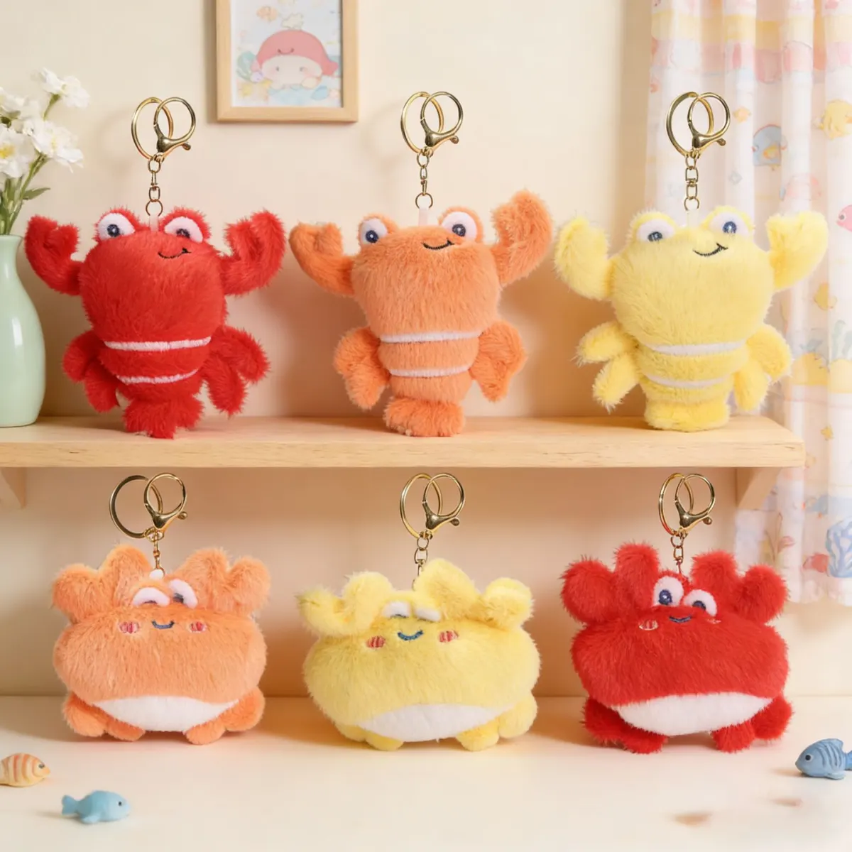 Ocean Animal Plush Keychain